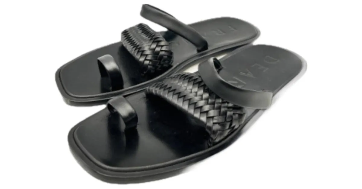 Autre Marque QUERIDA FRANCES Sandalias T.UE 37 Cuero Negro 