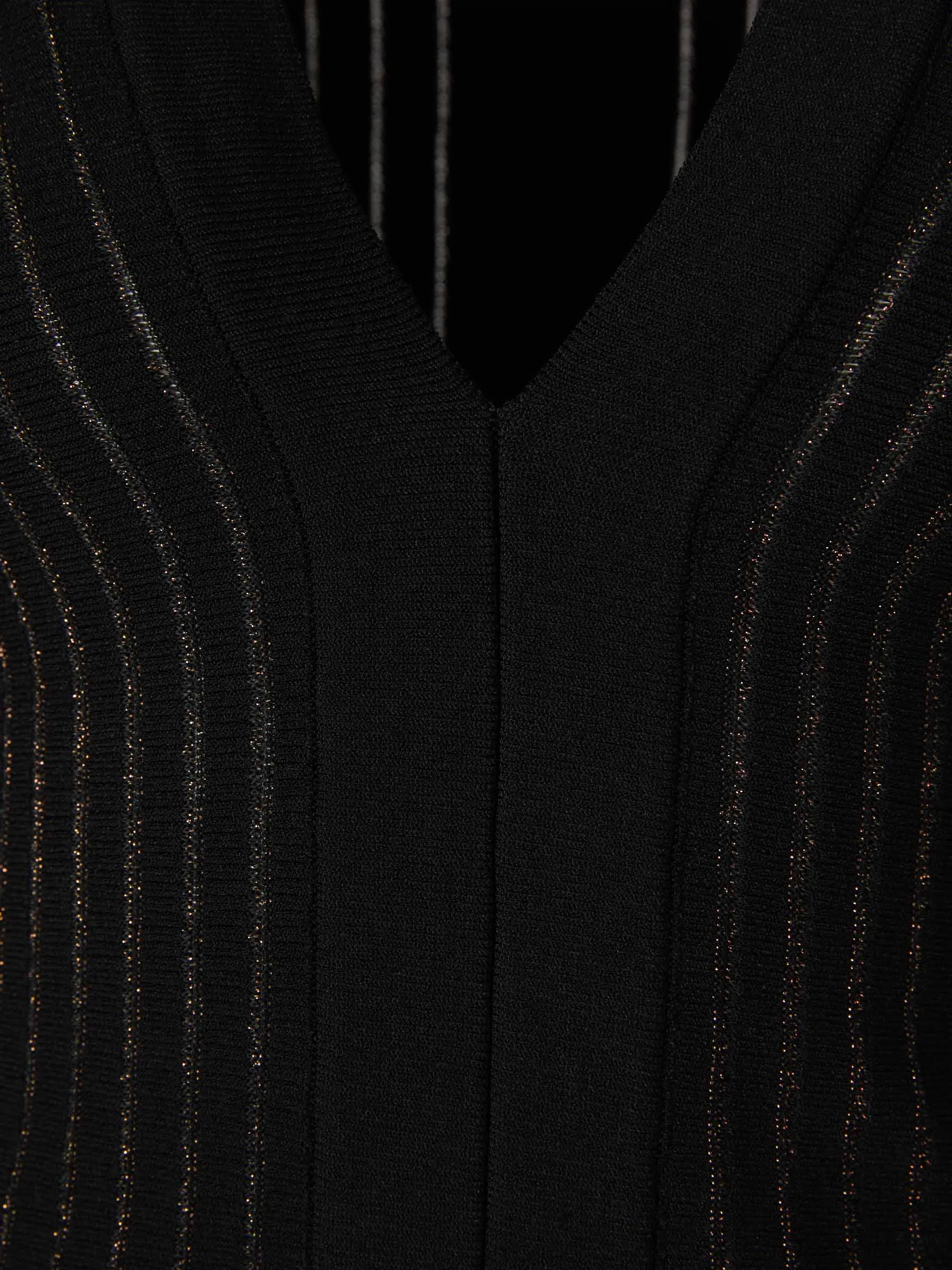 Balmain Vestido Punto Brillante