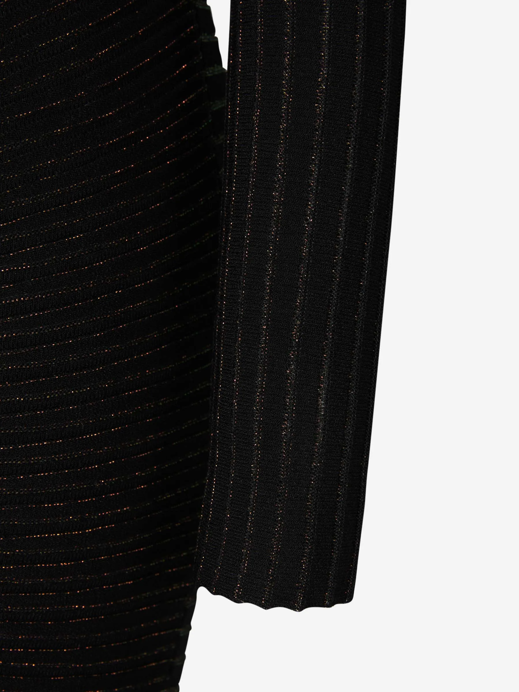 Balmain Vestido Punto Brillante
