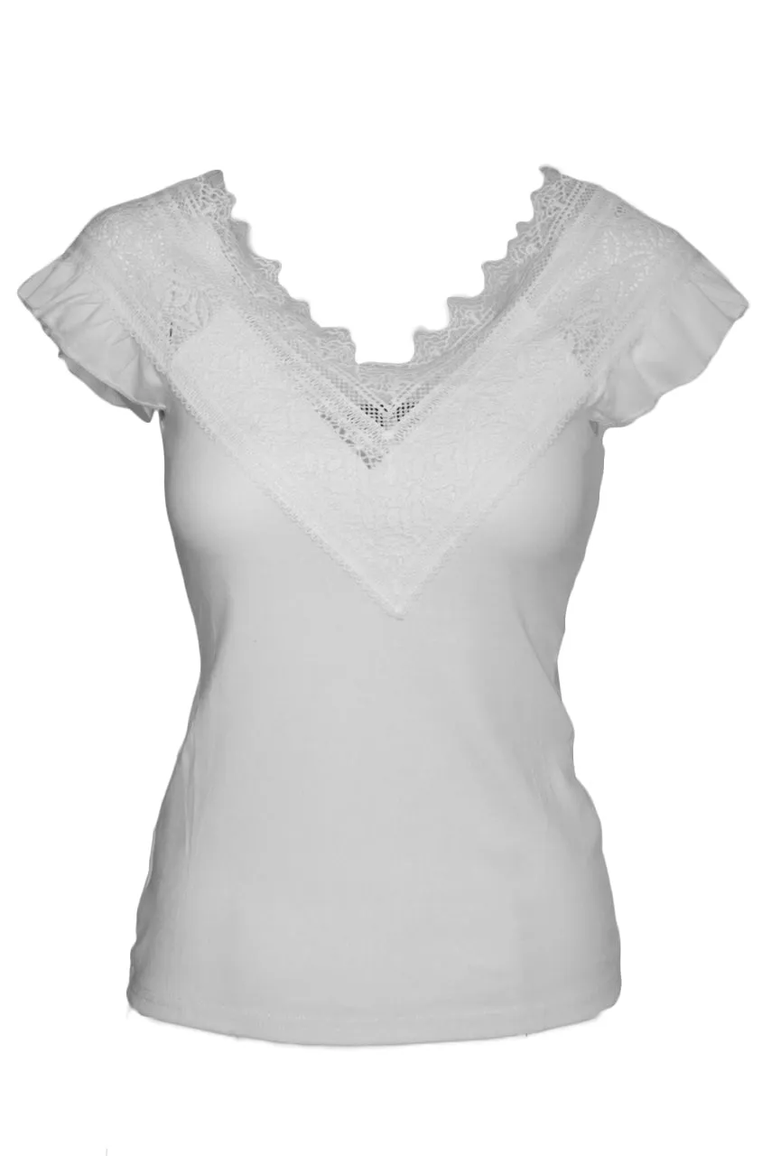 Blusa Escote V Dama Jackies VV25904