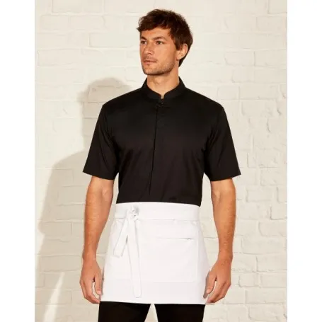 CAMISA CUELLO MANDARÍN ENTALLADA HOMBRE