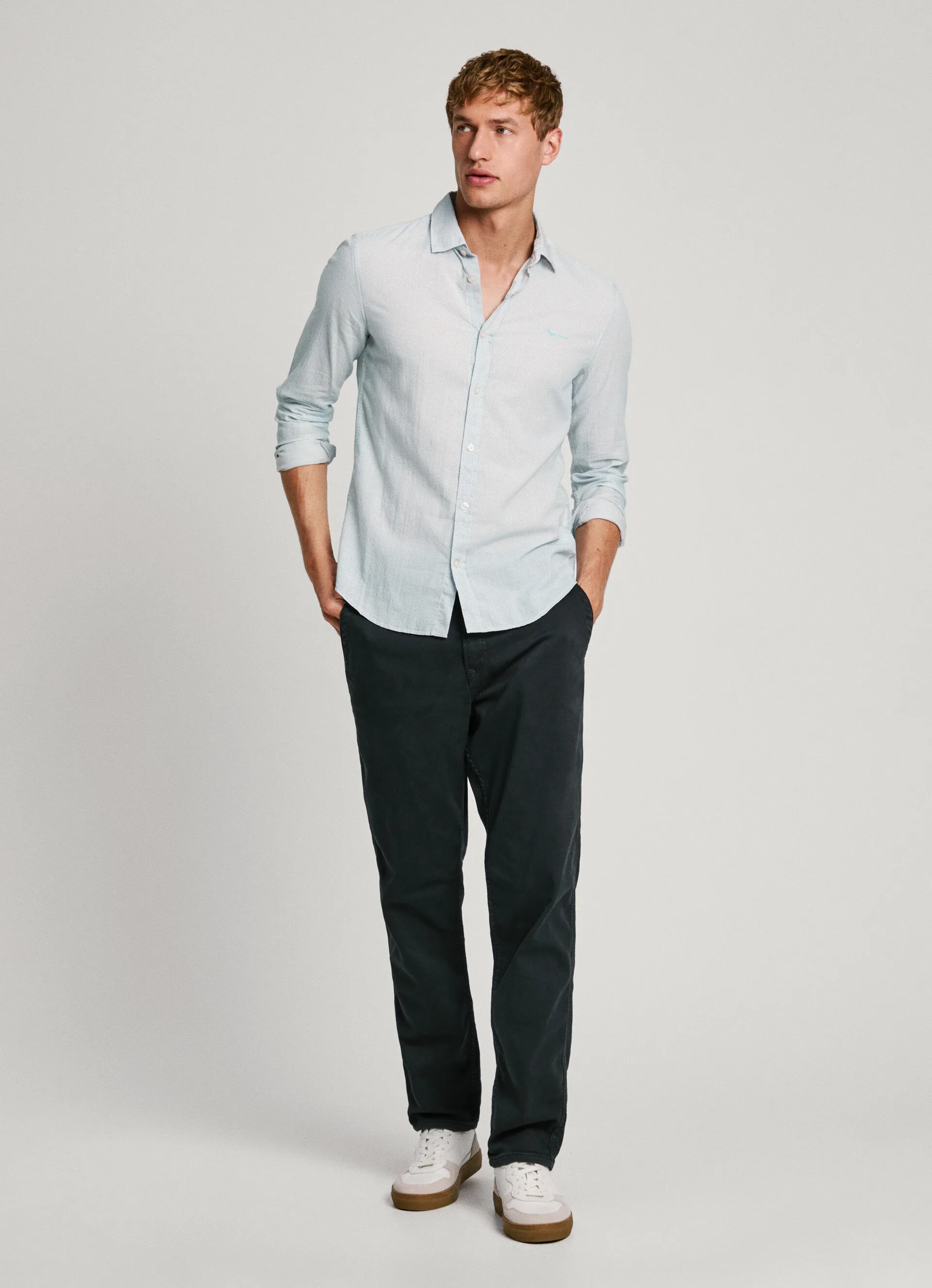 camisa popelín fit slim