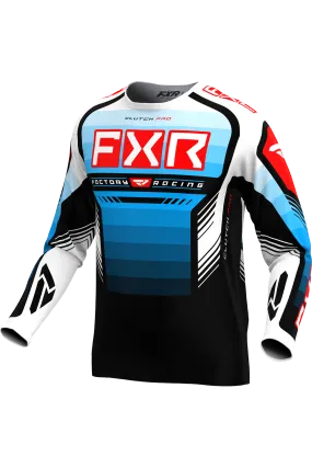 Camiseta de Cross FXR Clutch ProAzul-Rojo-Negro