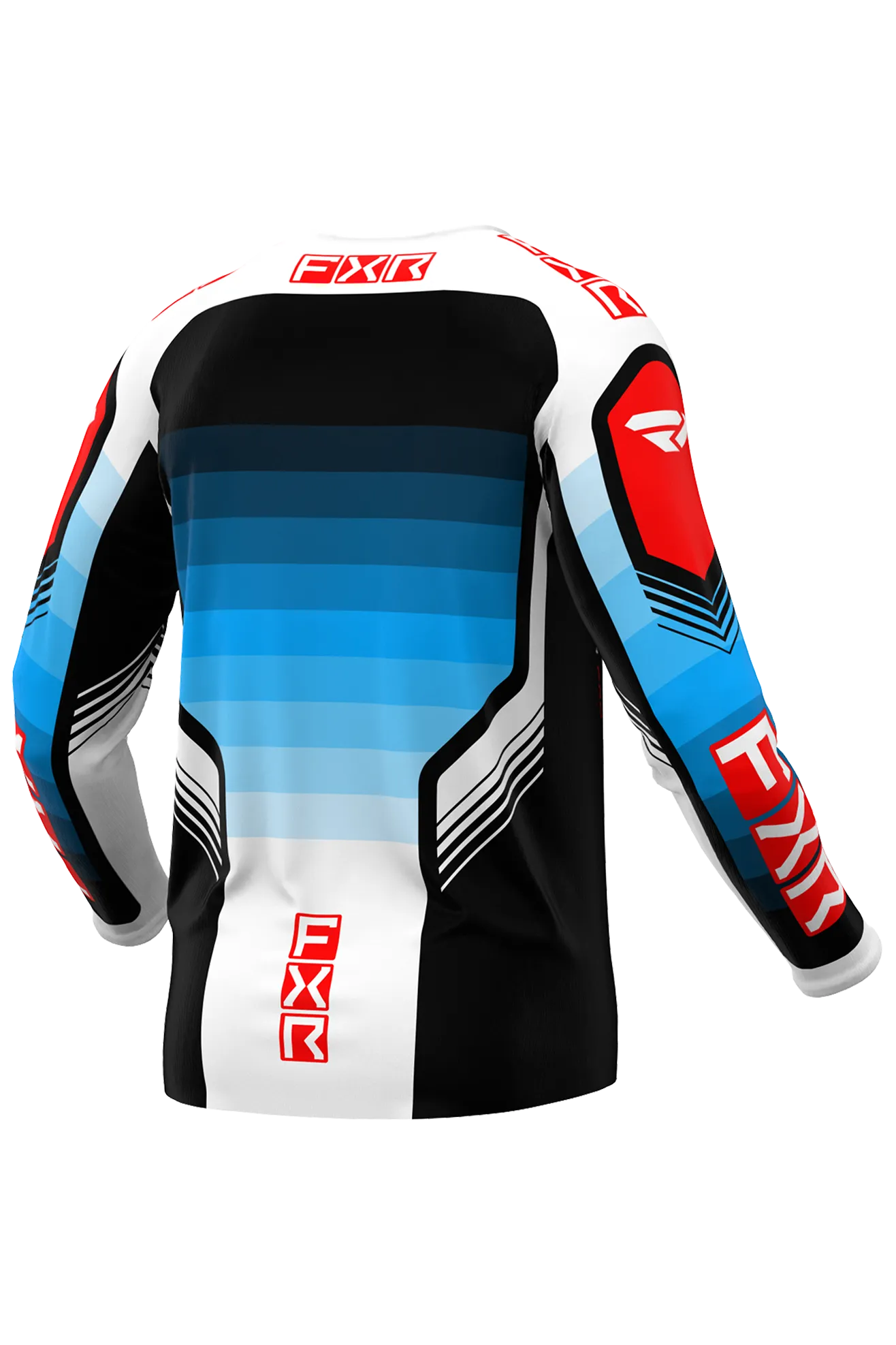 Camiseta de Cross FXR Clutch ProAzul-Rojo-Negro