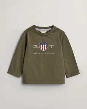Camiseta de manga larga Archive Shield Baby