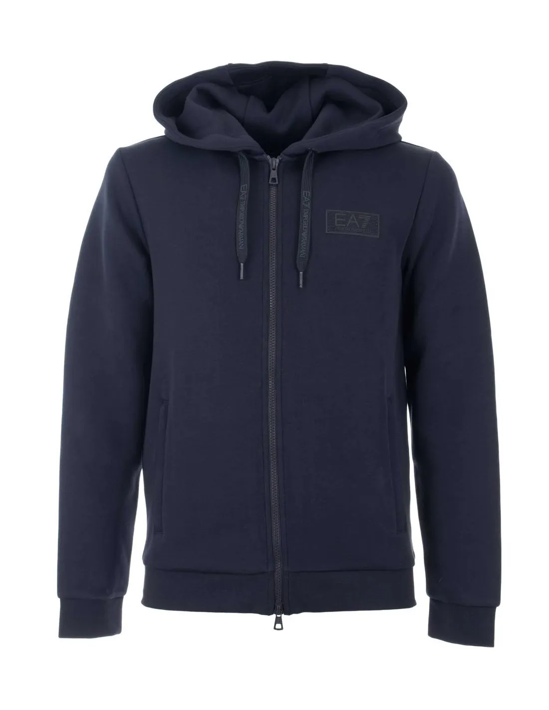 EA7 - Sudadera con cremallera azul marino 6DPM26 PJODZ Hombre