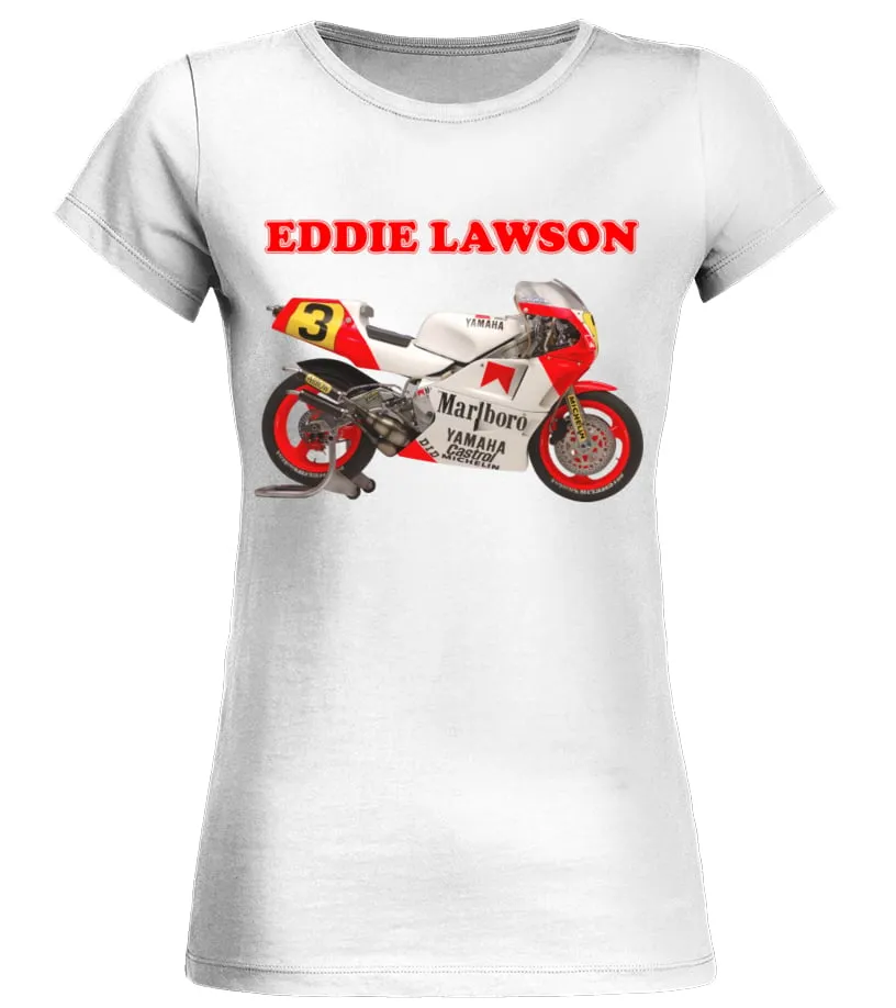 Eddie Lawson 2 (3) Camiseta cuello redondo Mujer