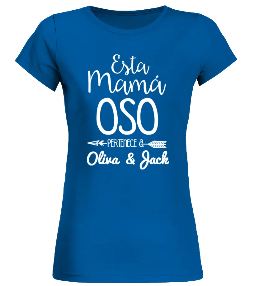 ESTA MAMÁ OSO Camiseta cuello redondo Mujer