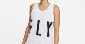 Koszulka damska Nike Swoosh Fly Jersey Wmns Blanco/Negro - DC7907-100