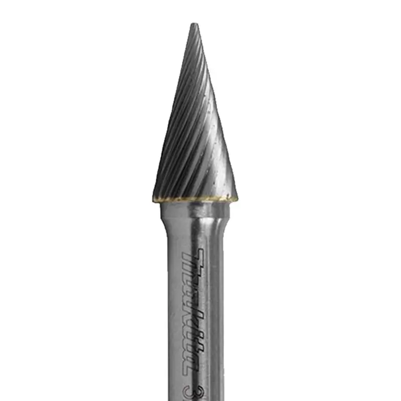 Lima rotativa cónica P/metal 3/8"x 3/4" VASTAGO 1/4"