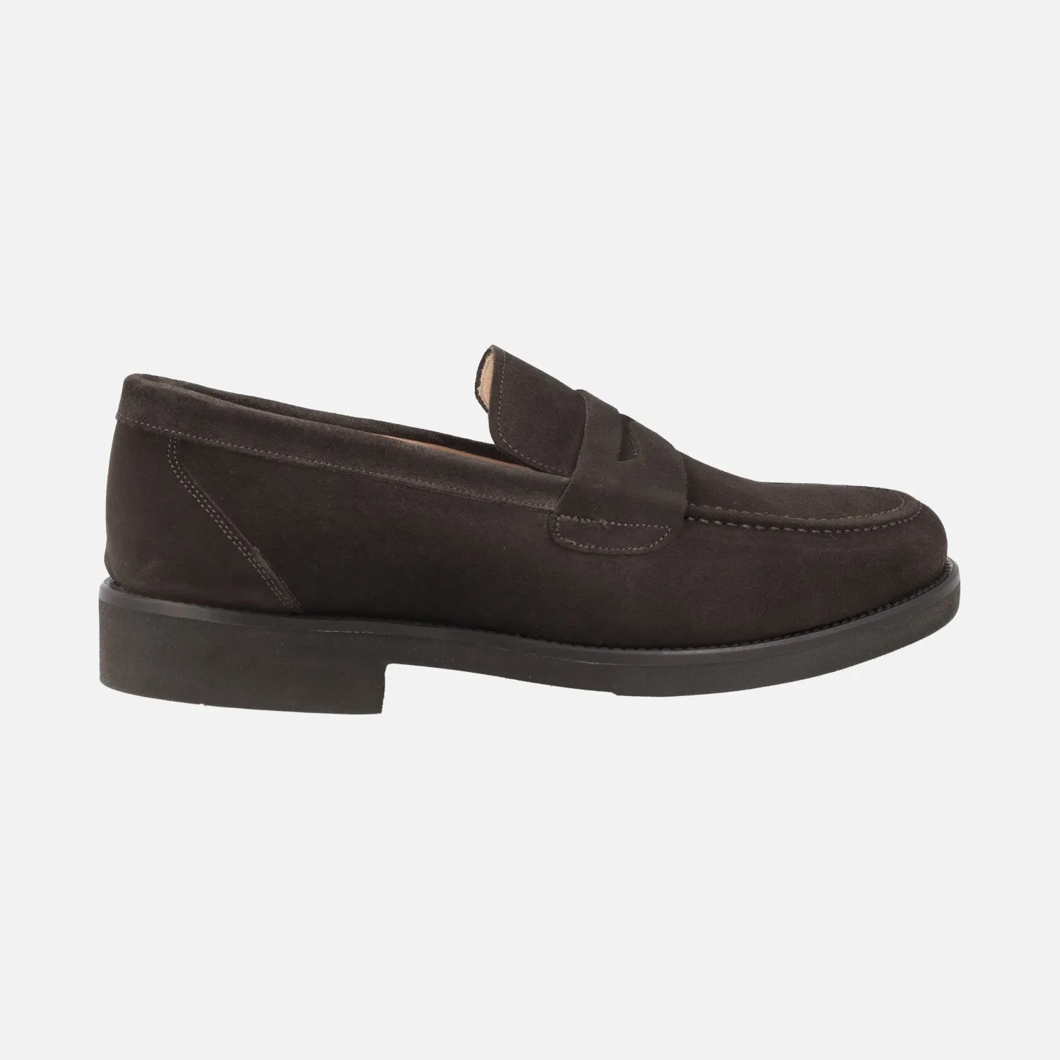 Mocasines para hombre en ante marrón Brown