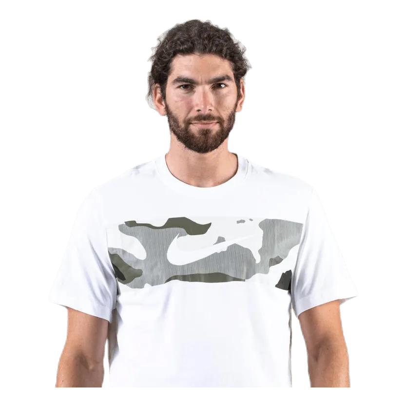 Nike Dry Tee Camo Block White/Black