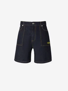 Off-White Bermudas Logo Bordado