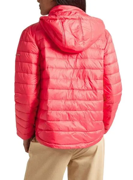 Plumífero Pepe Jeans Acolchado Sonnah Rojo Mujer