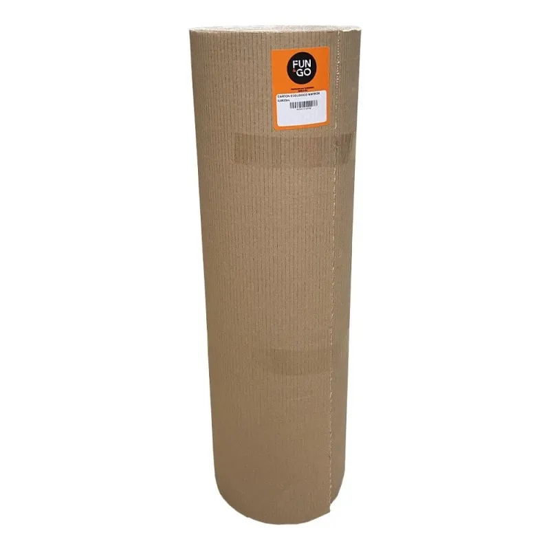 Rollo Cartón Ondulado Ecológico 250gr/M2 90cm 25mt