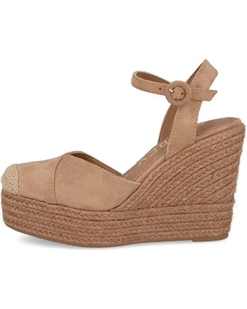 Sandalias AZAREY  de Mujer 494H406 CUNA YUTE PALA CERRADA MUJER  TAUPE