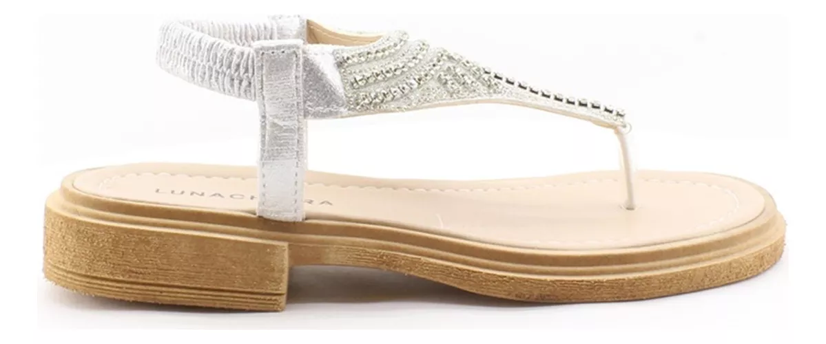 Sandalias Bajas Brillos Dama Mujer Ojotas 03 Comodas Carg