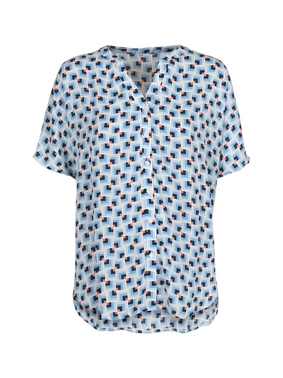 Solada Camisa de mujer con manga corta de murciélago.