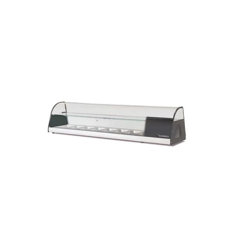 Vitrina 2 pisos bandeja fría platos BCLD-6-I Coreco