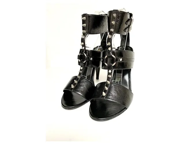 Yves Saint Laurent Sandalias Negro 