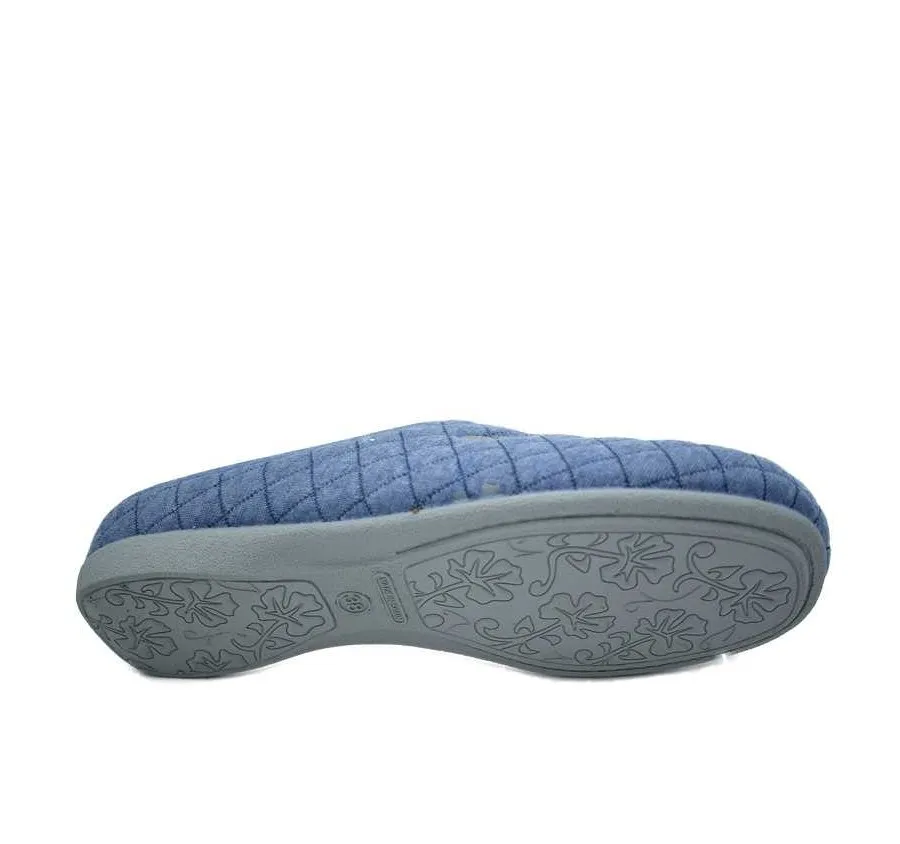 ZAPATILLA ROAL 9010 CASA CÓMODA Y FRESCA DE MUJER PANTUFLA ACOLCHADA GUATEADA JEANS PLANTILLA PLUMAFLEX 26118