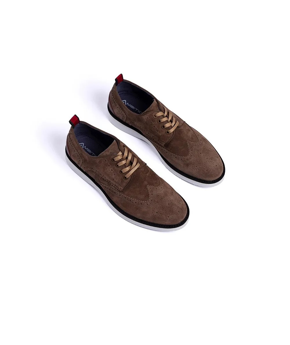 Zapatos en Cuero Gamuza Para Hombre  AMBITIOUS