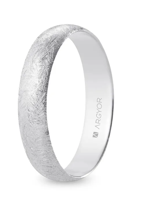 ﻿Alianza de oro clásica 18 Ktes blanco clásica 4.50 mm. Argyor B45RH00